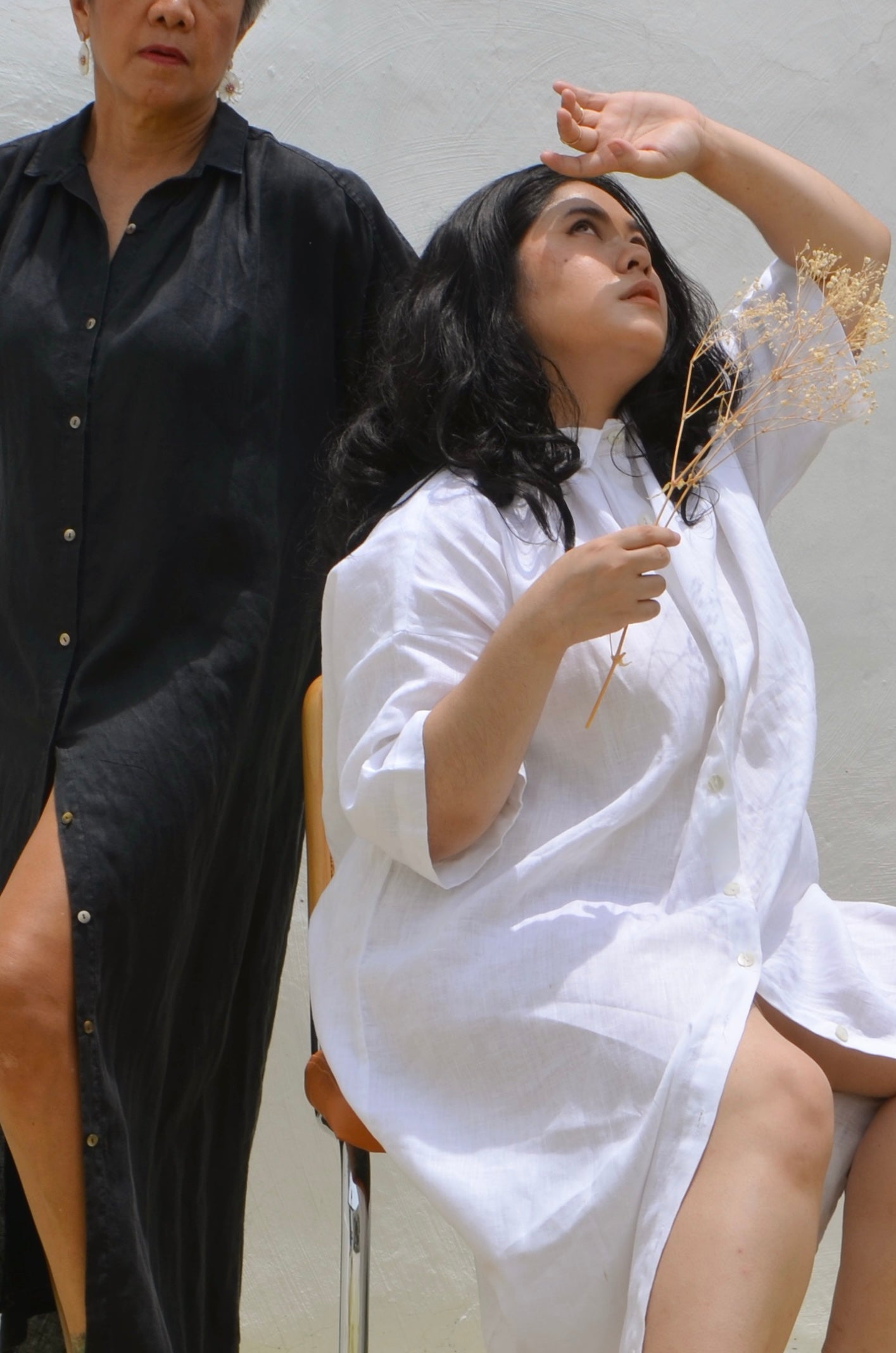 The All Day Button Down Dress // Black