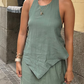 The All-Around Halter Top // Textured Jade