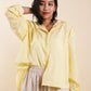 The Relaxed Button Down in (Chambray)  // Butter Yellow