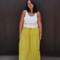 The Everywhere Maxi Skirt 2.0 // Chartreuse