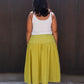 The Everywhere Maxi Skirt 2.0 // Chartreuse