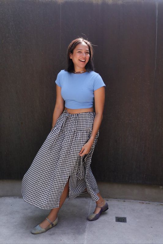 The Everywhere Maxi Skirt 2.0 // Gingham 2.0