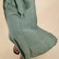 The All-Around Maxi Skirt // Textured Jade