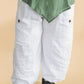 The Linen Barrel Pant 2.0 // White (Solid Linen)