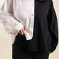 The Relaxed Button Down // Black/White