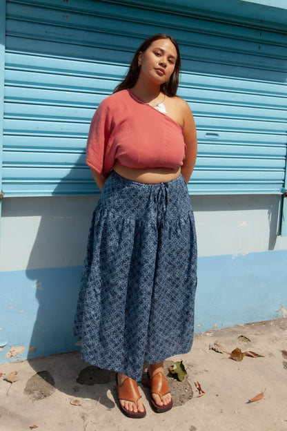 The Everywhere Maxi Skirt // Indigo Tie Dye (Limited Edition)