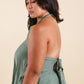 The All-Around Halter Top // Textured Jade