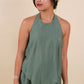 The All-Around Halter Top // Textured Jade
