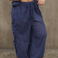 The Wide Leg Utility Pant // Limited Navy Blue Eyelet