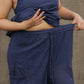 The Wide Leg Utility Pant // Limited Navy Blue Eyelet