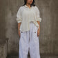 The Relaxed Button Down // Cream