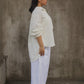 The Relaxed Button Down // Cream