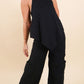 The Wide Leg Utility Pant // Black Eyelet (Limited)