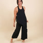 The Wide Leg Utility Pant // Black Eyelet (Limited)