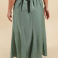 The All-Around Maxi Skirt // Textured Jade
