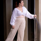 The Versatile Wide-Leg Pant // Cream